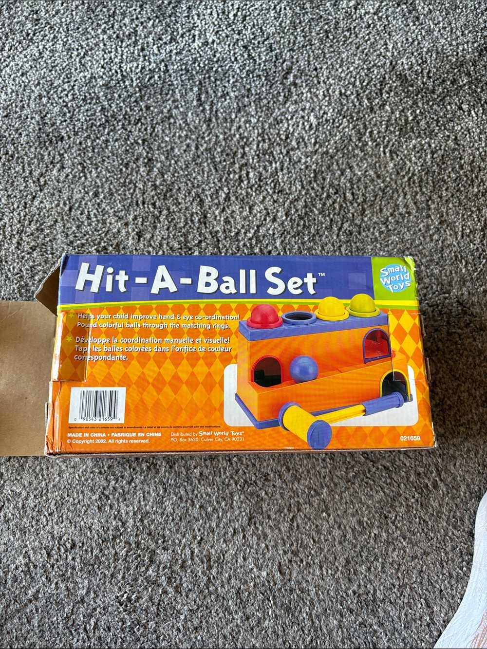 Hit-A-Ball Set Kids Plastic Pound Toy by Small World Toys - Nice